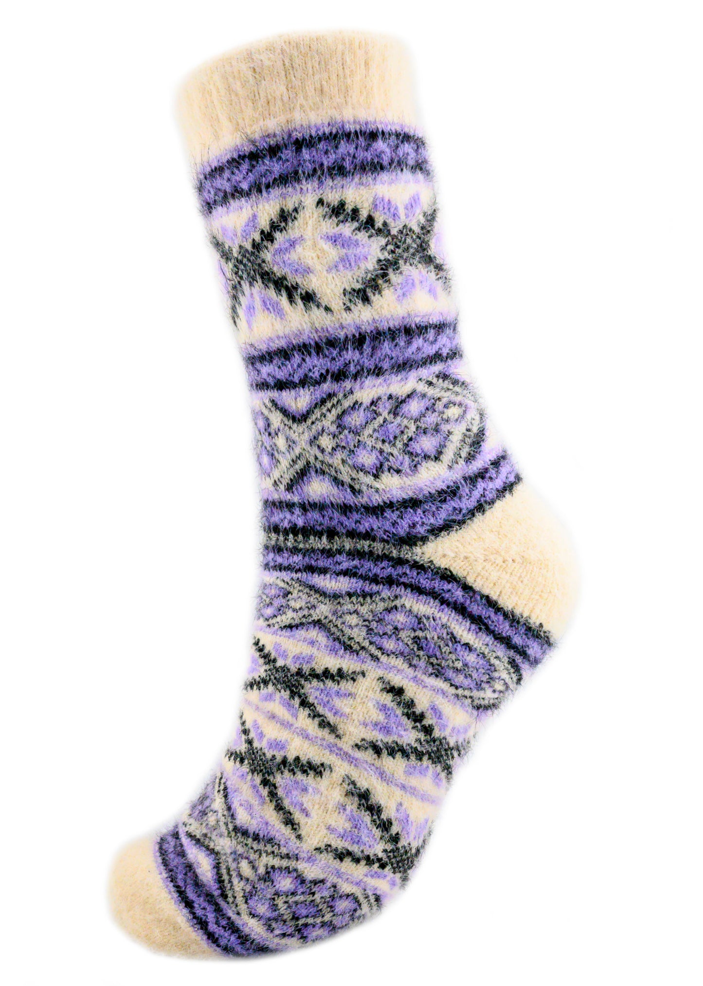 Malta Lavender - Ultra Soft Crew Socks | Wool & Bamboo