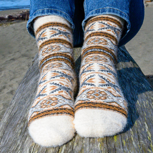 Malta Café - Ultra Soft Crew Socks | Wool & Bamboo