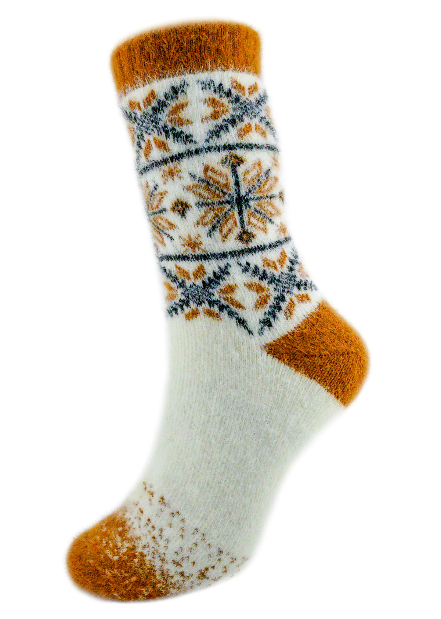 Nix Brown - Ultra Soft Crew Socks | Wool & Bamboo