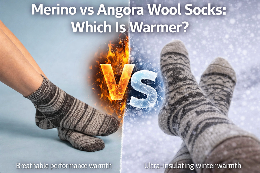 Merino vs Angora Wool Socks: Which Is Warmer?