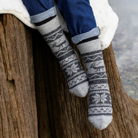 Abies - Warm Dry-Foot Crew Socks | Pure Wool