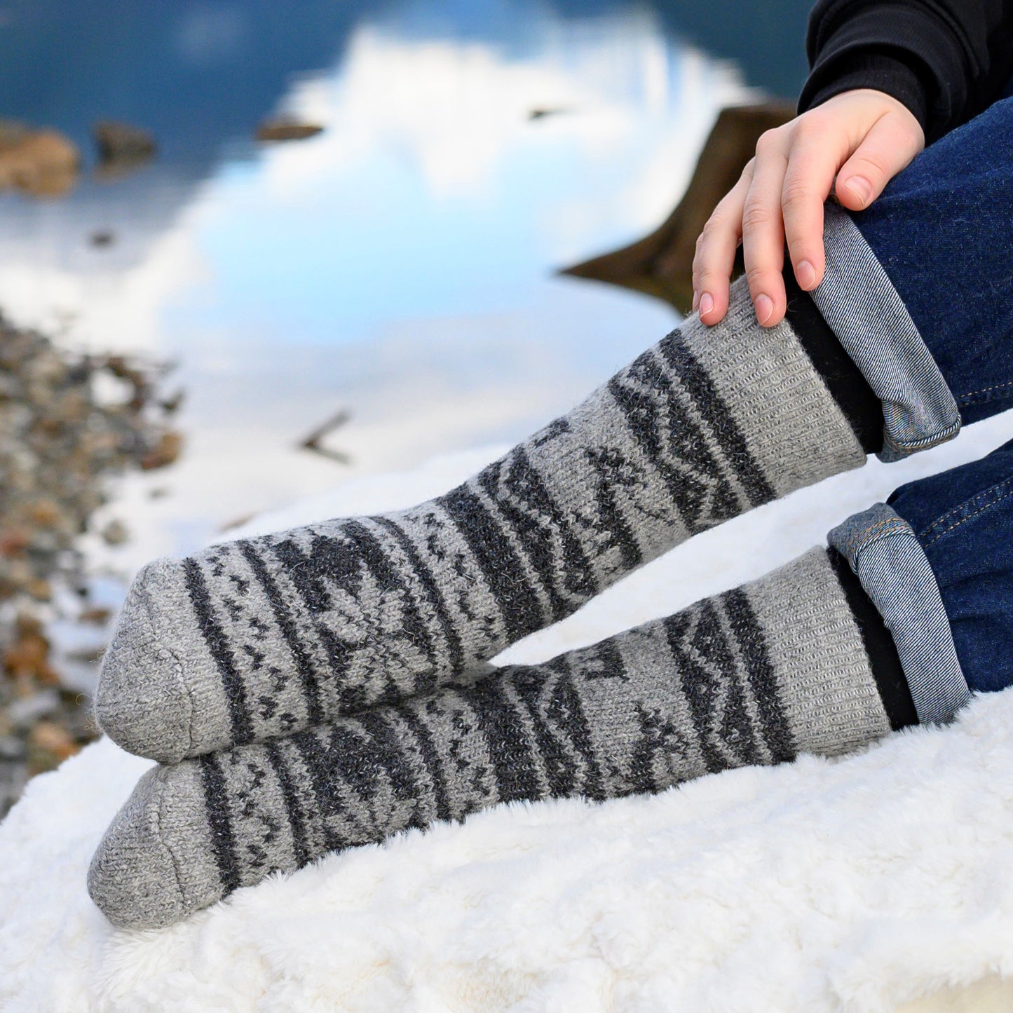 Abies - Warm Dry-Foot Crew Socks | Pure Wool