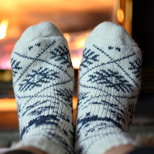 Cereus - Warm Dry-Foot Crew Socks | Pure Wool