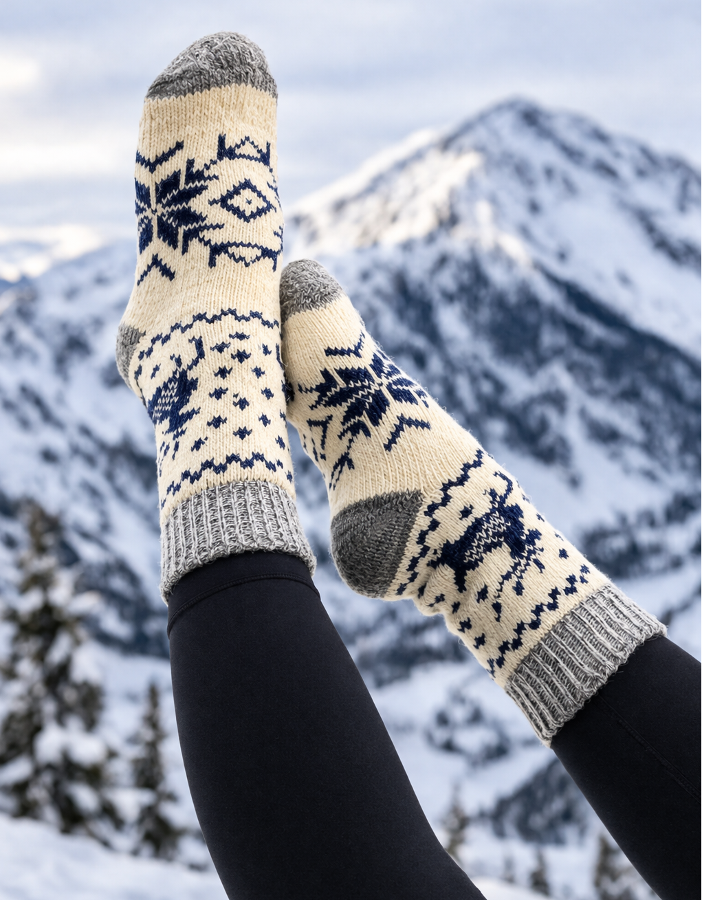 Blanca - Warm Dry-Foot Crew Socks | Pure Wool