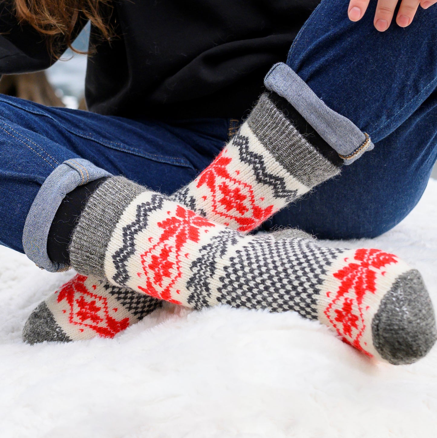 Ilex - Warm Dry-Foot Crew Socks | Pure Wool