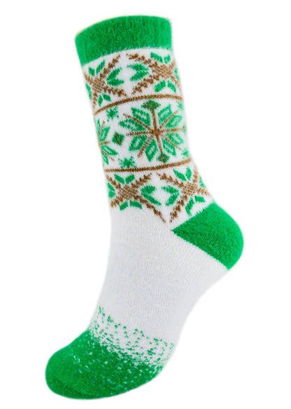 Nix Green - Ultra Soft Crew Socks | Wool & Bamboo