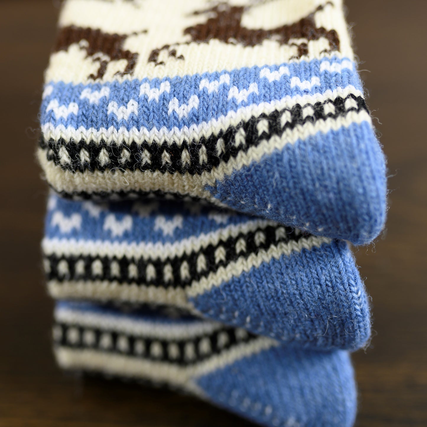 Paeonia - Warm Dry-Foot Crew Socks | Pure Wool