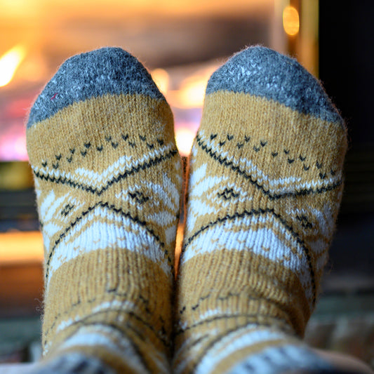 Quercus - Warm Dry-Foot Crew Socks | Pure Wool