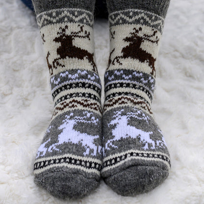 Viola - Warm Dry-Foot Crew Socks | Pure Wool